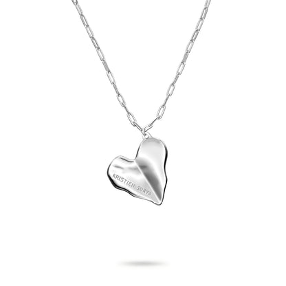 Sunyata Organically Shaped Heart Necklace