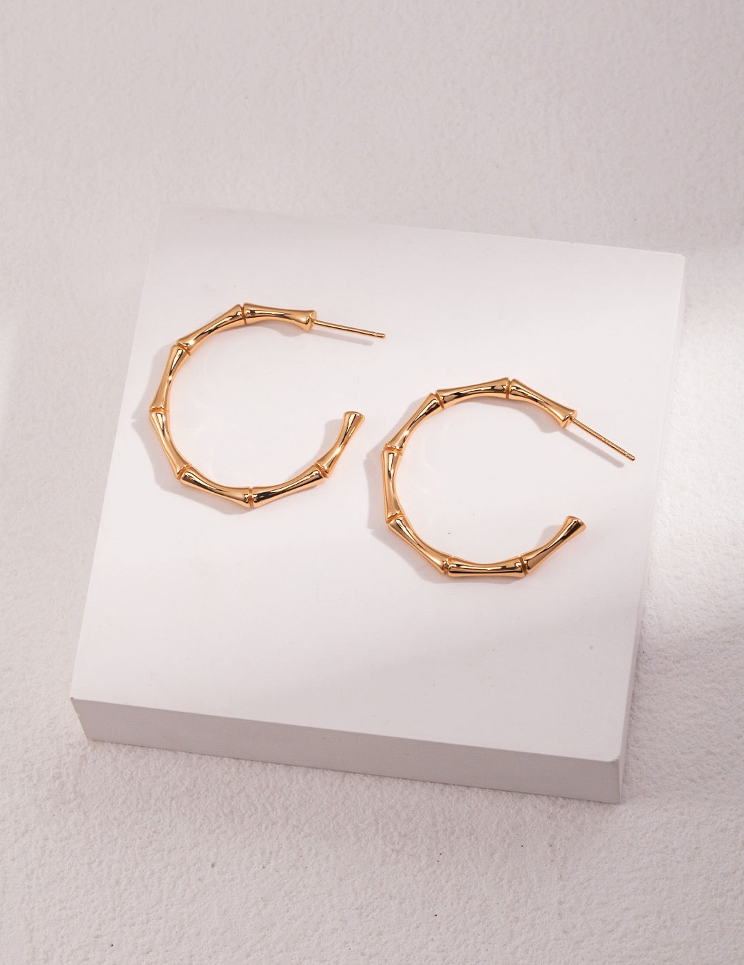 Sunyata Bamboo Hoop Earrings