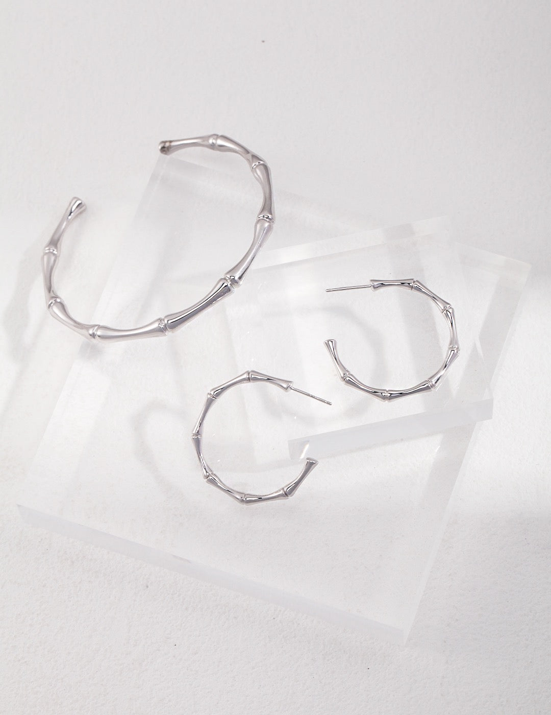 Sunyata Bamboo Hoop Earrings