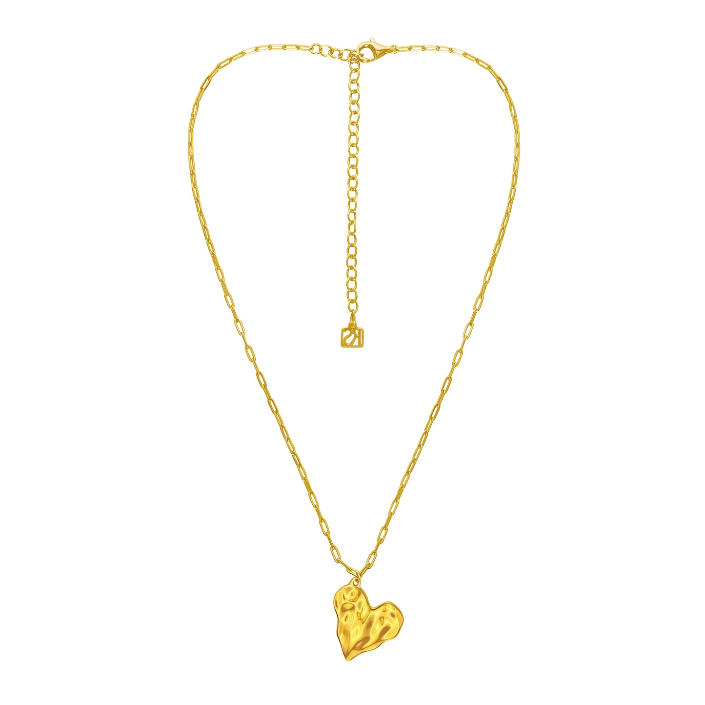 Sunyata Organically Shaped Heart Necklace