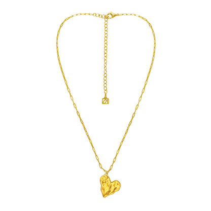 Sunyata Organically Shaped Heart Necklace