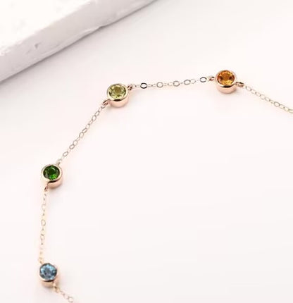 Rainbow Gems Bracelet