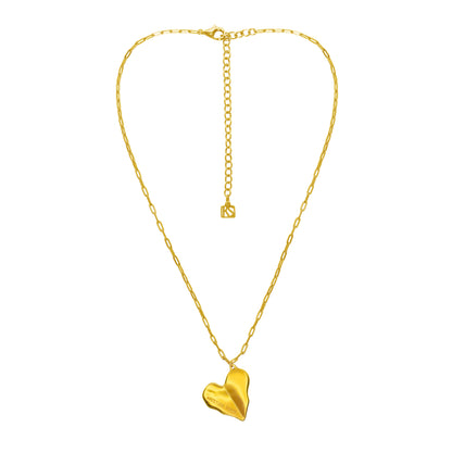 Sunyata Organically Shaped Heart Necklace