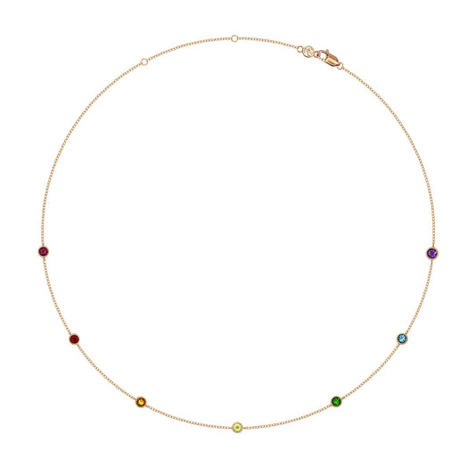 Rainbow Gems Necklace